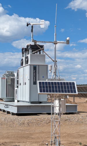 MET station for utility solar PV