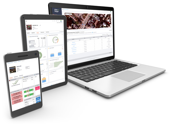 SiteSage software on devices
